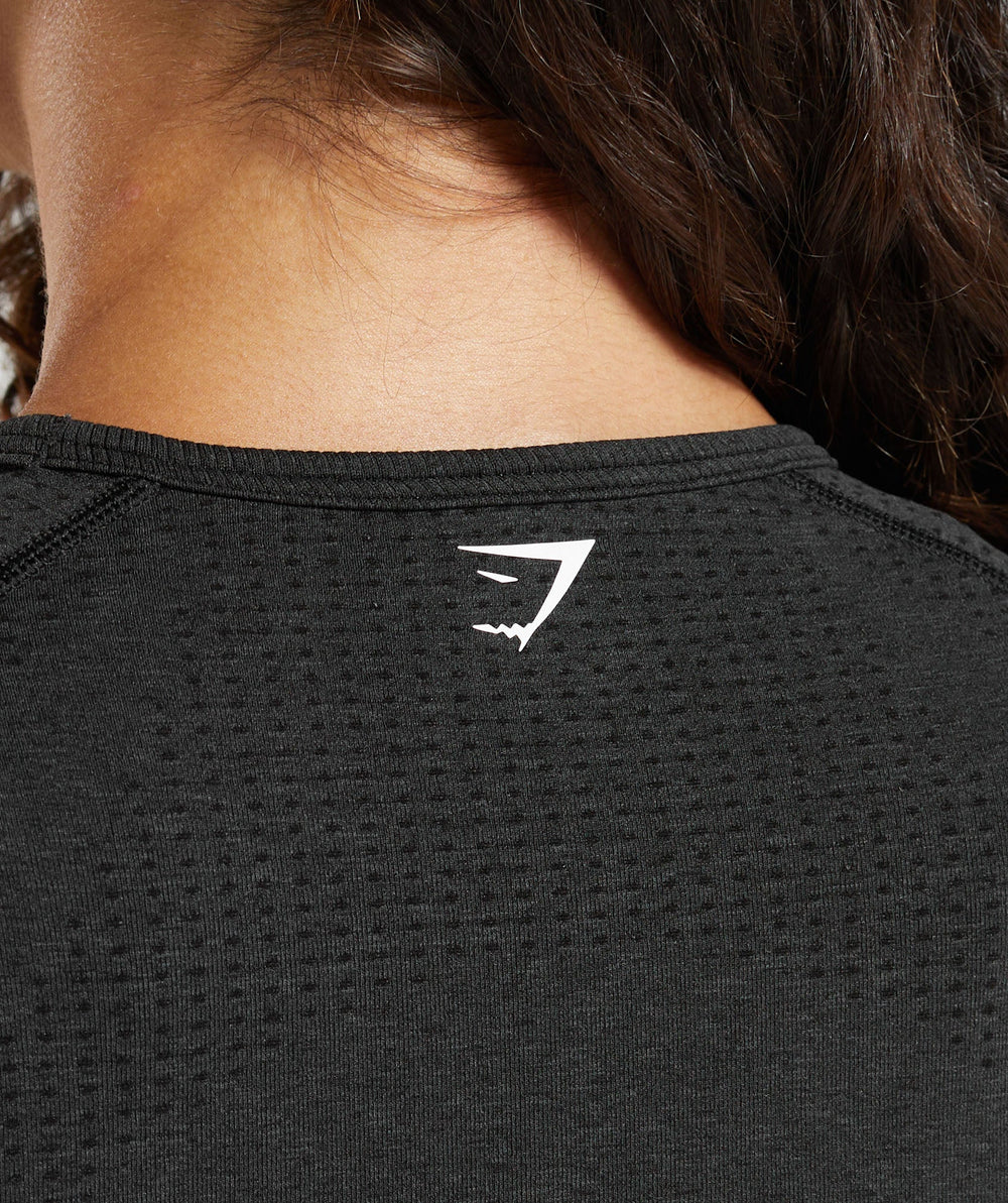 Vital Tight T-Shirt Black Marl
