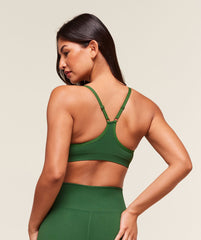 Everyday Seamless Racerback Sports Bra Athletic Green