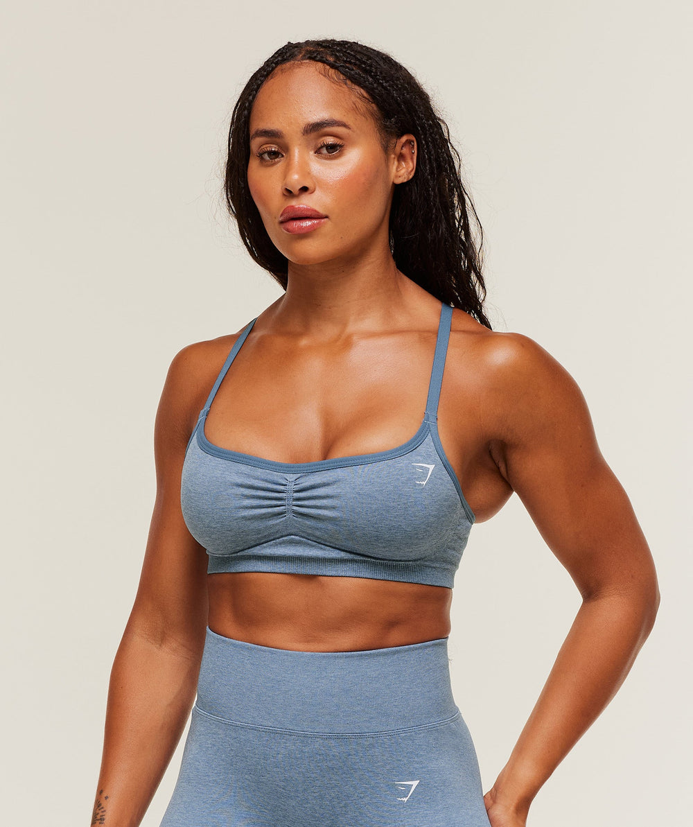 Lift Seamless Sports Bra Worn Blue/Peri Blue Marl