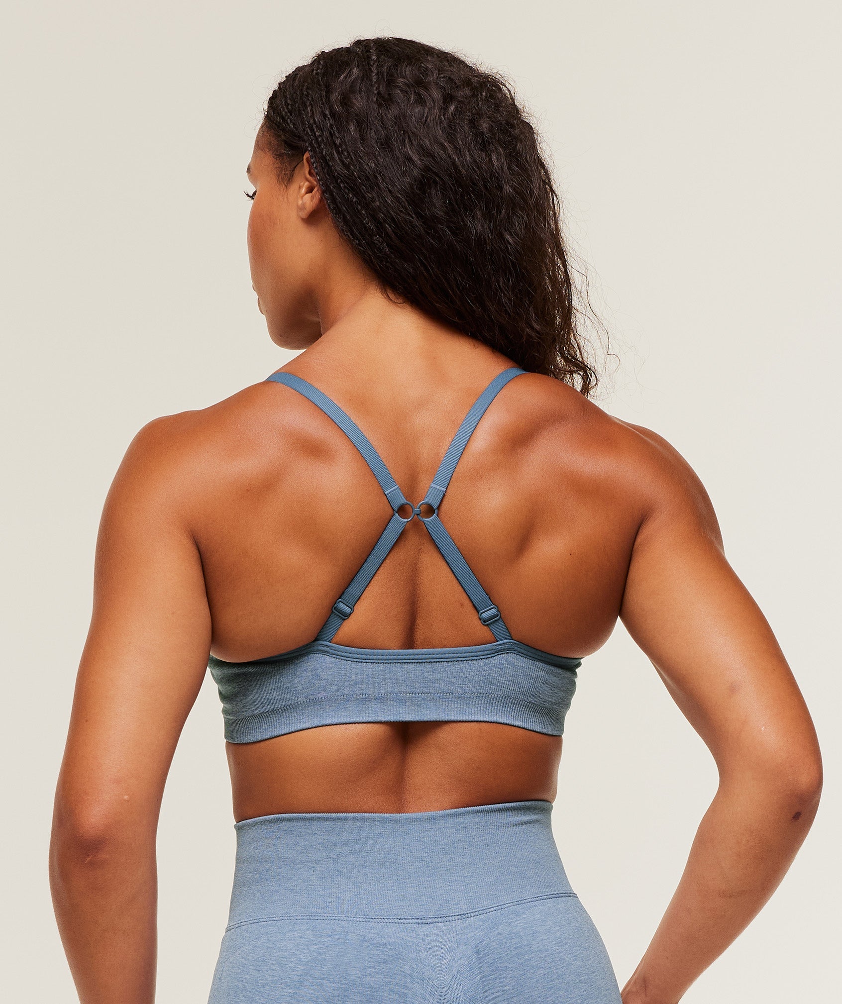 Lift Seamless Sports Bra Worn Blue/Peri Blue Marl