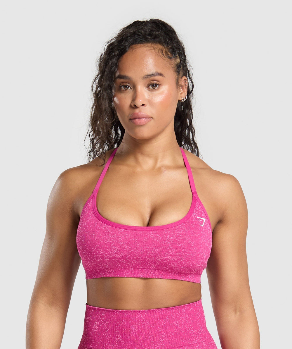 Adapt Fleck T-Back Bra Winning Pink/Sour Pink