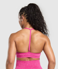 Adapt Fleck T-Back Bra Winning Pink/Sour Pink