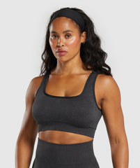 Adapt Fleck Sports Bra Black/Smokey Grey