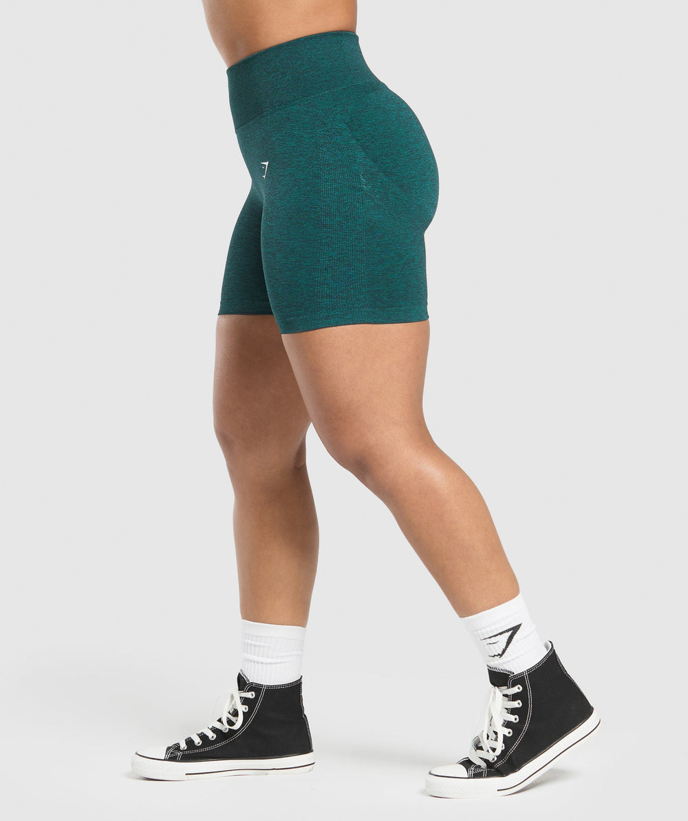 Lift Seamless Shorts Functional Teal/Black Marl