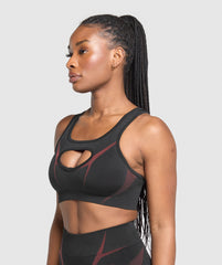 Apex Lift Sports Bra Black/Reps Red