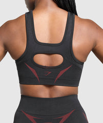 Apex Lift Sports Bra Black/Reps Red
