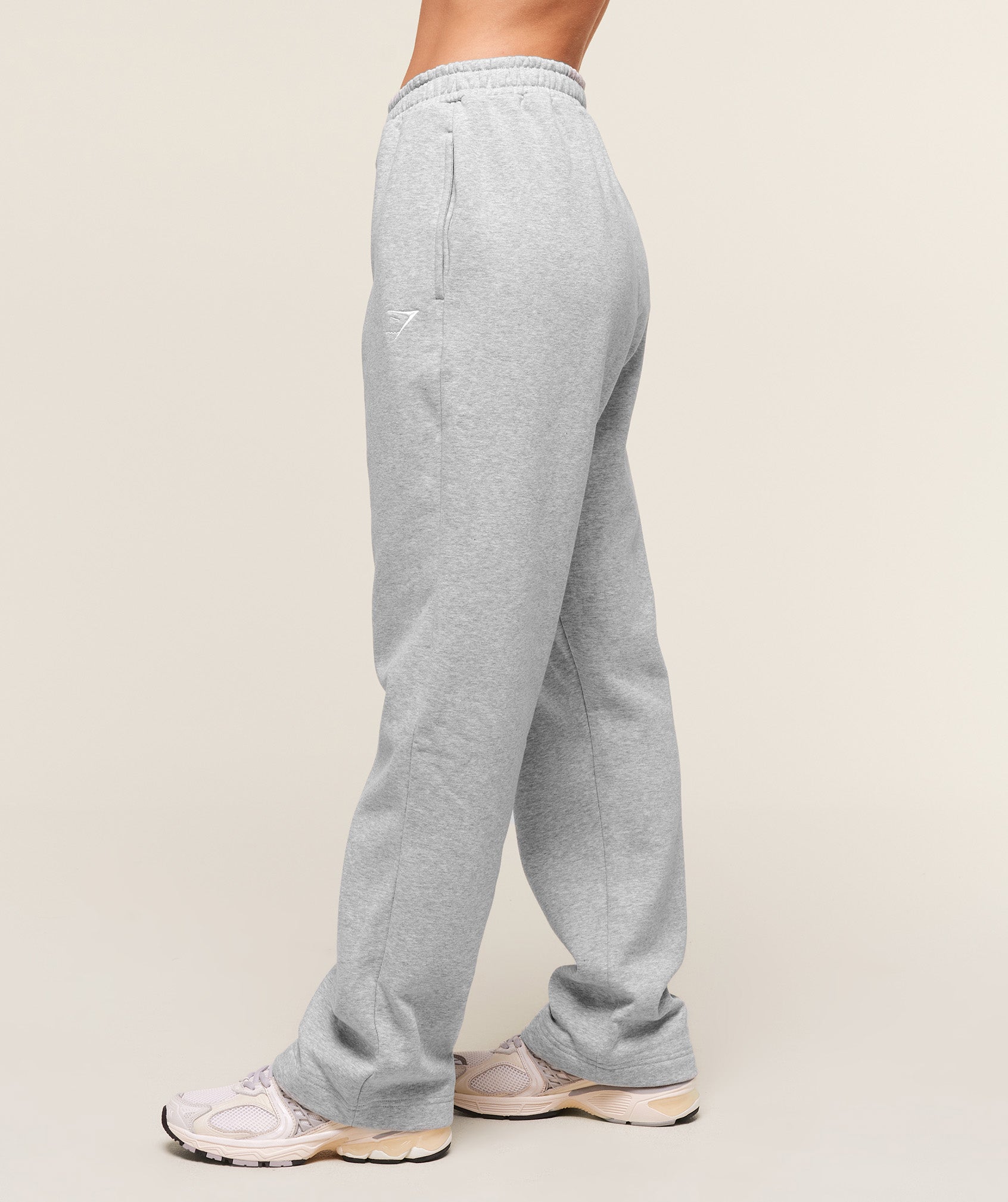 Training Fleece Straight Leg Jogger Light Grey Core Marl