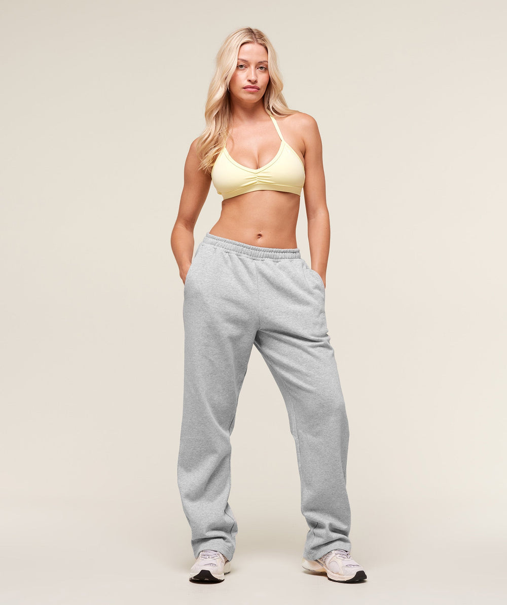 Training Fleece Straight Leg Jogger Light Grey Core Marl