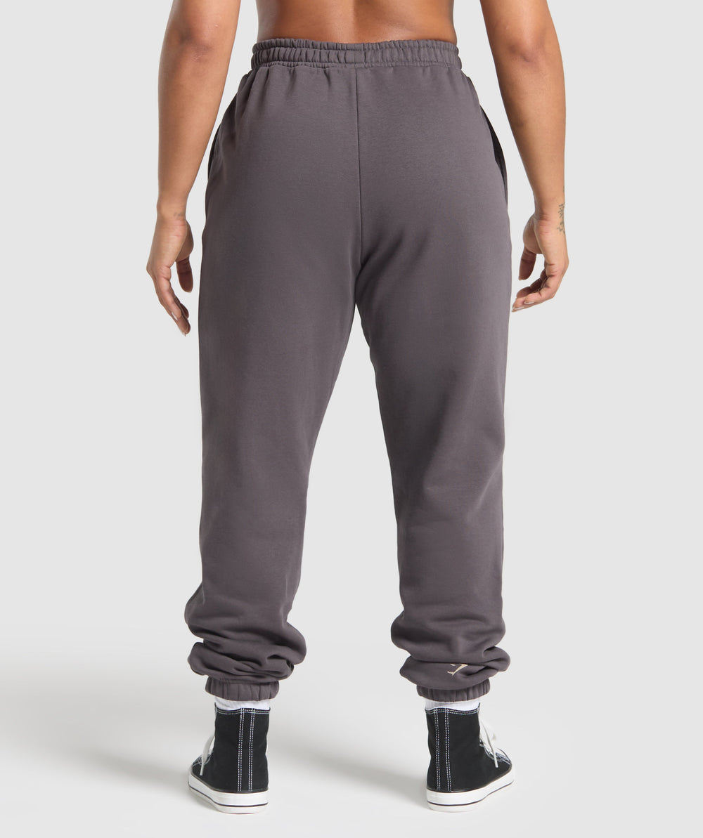 Lifting Essentials Oversized Joggers Greyed Purple