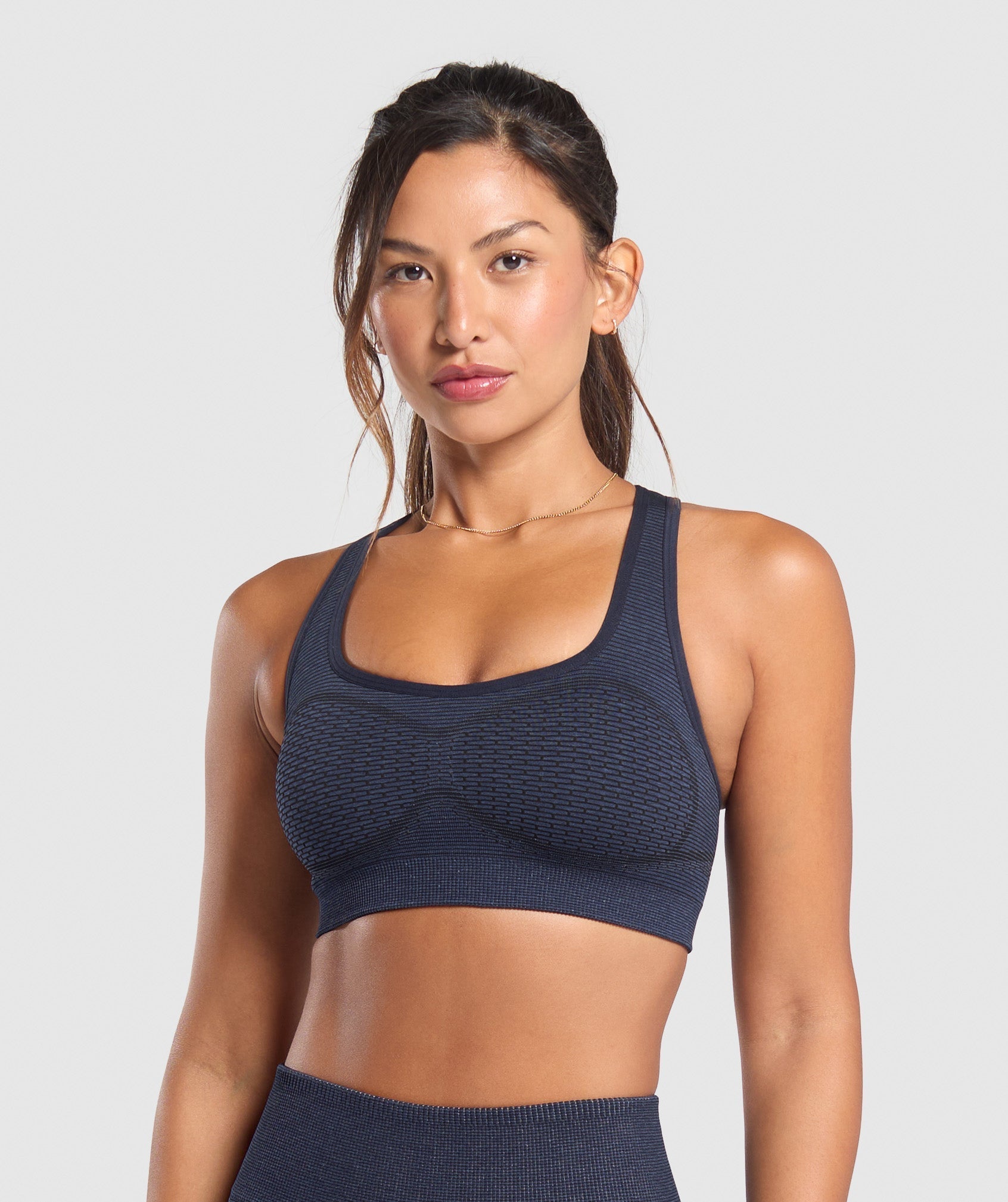 Sport Seamless Sports Bra Heavy Blue/Iron Blue