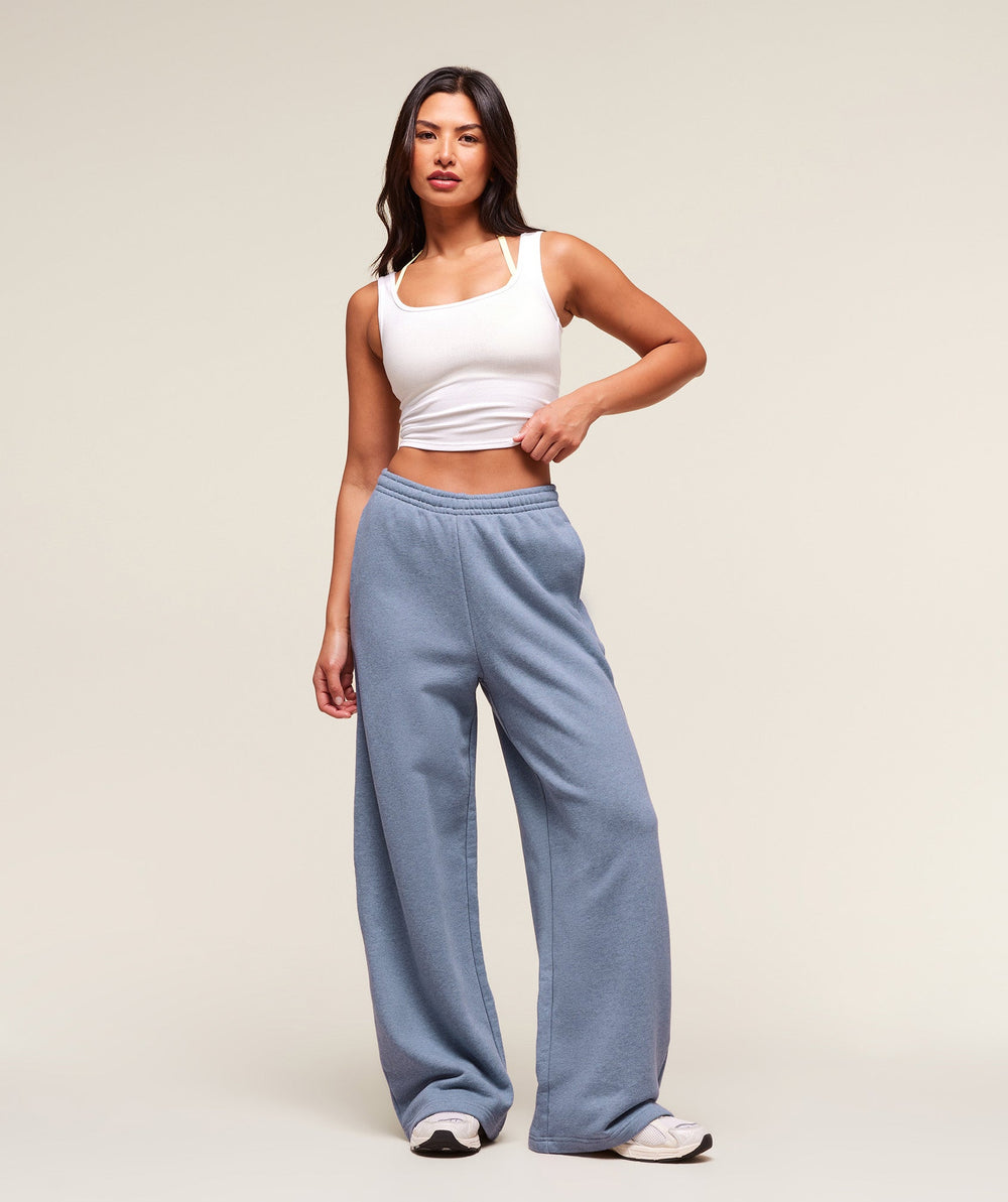 Rest Day Sweats 2.0 Wide Leg Jogger Bros Worn Blue Marl