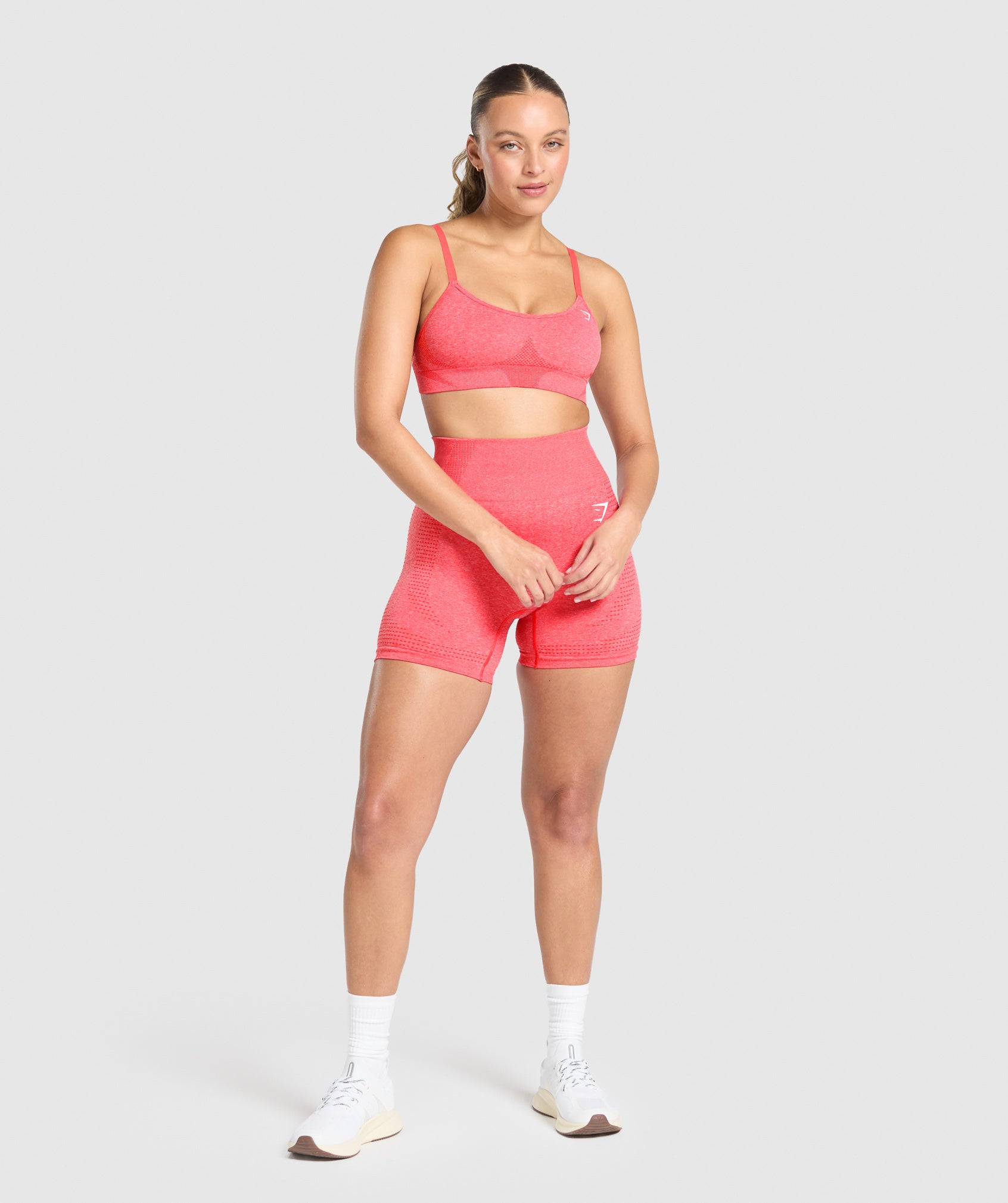 Vital Shorts Coral Red Marl