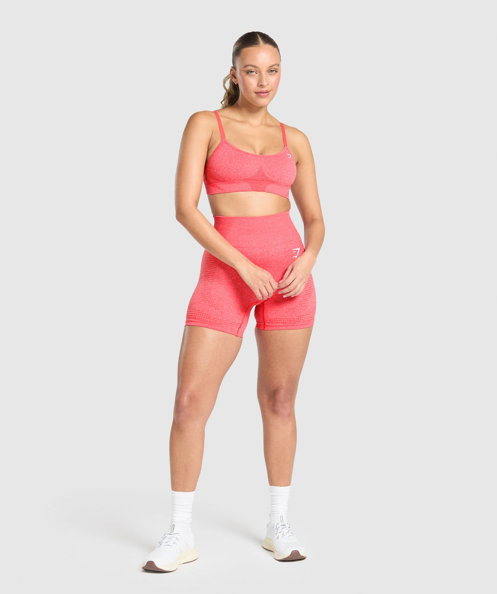 Vital Shorts Coral Red Marl