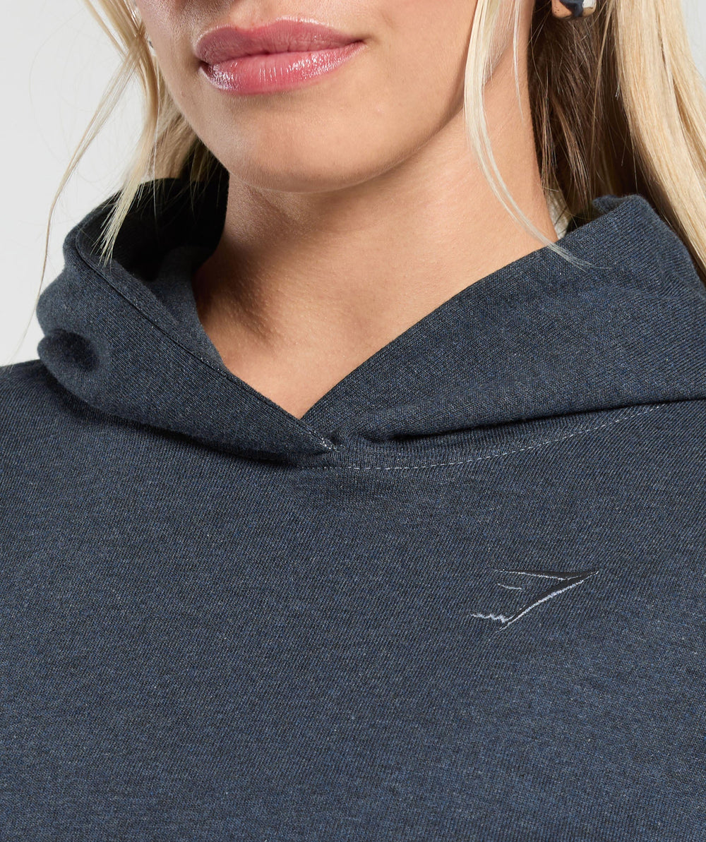 Rest Day Sweats Hoodie Indigo Blue Marl