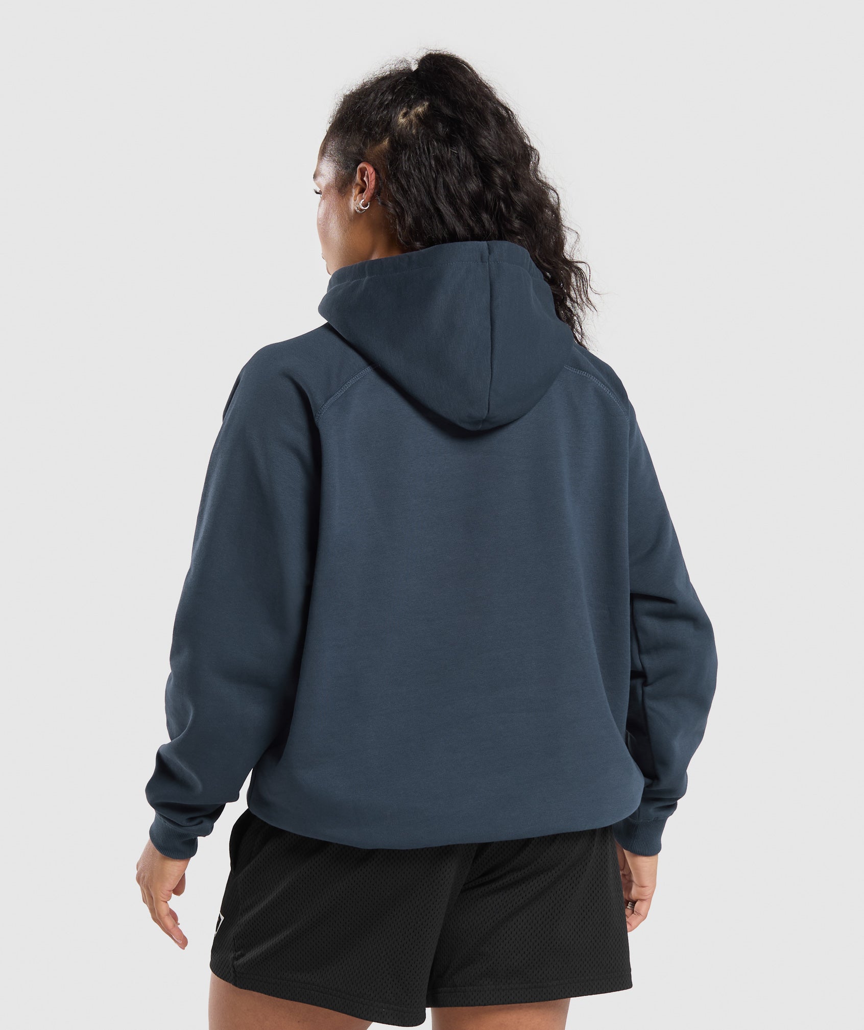 Strength Department Oversized Hoodie Heavy Blue