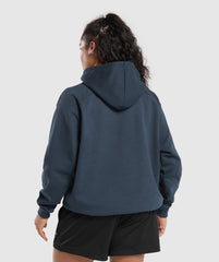 Strength Department Oversized Hoodie Heavy Blue