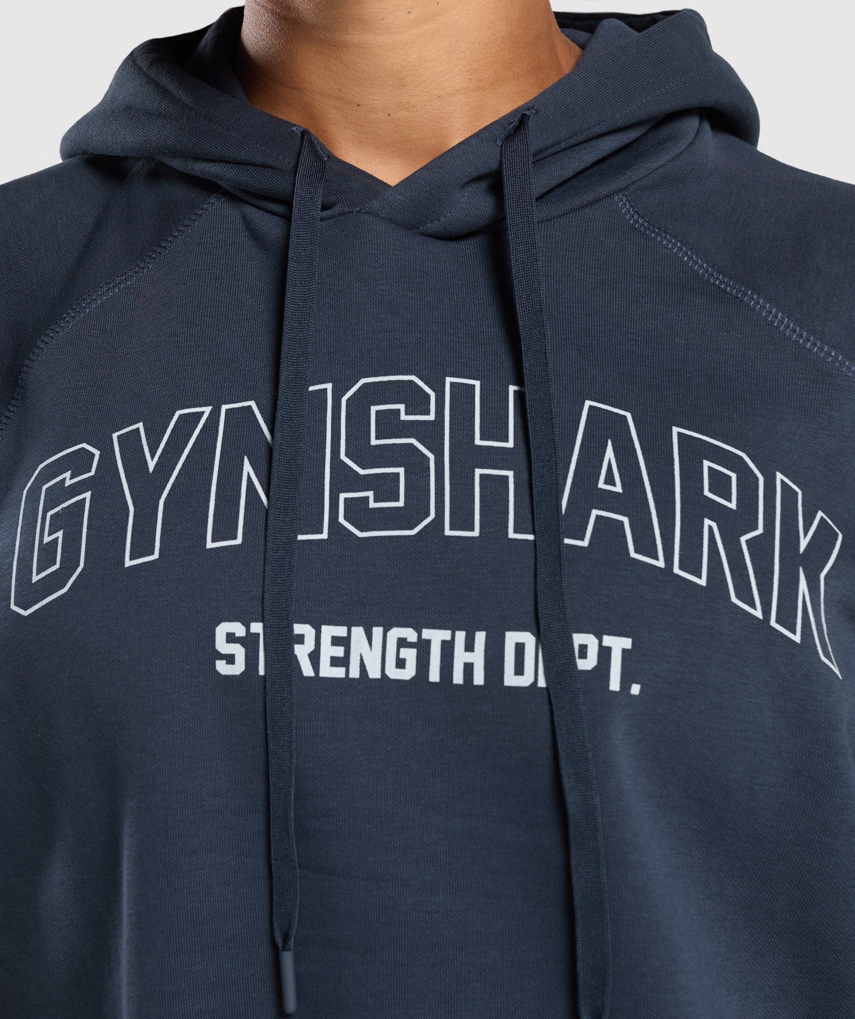 Strength Department Oversized Hoodie Heavy Blue