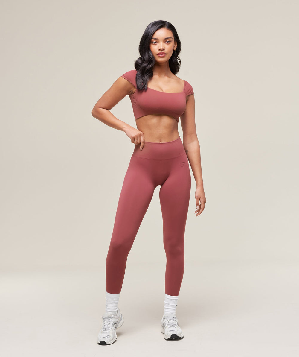 Soft Sculpt Leggings Washed Berry Pink