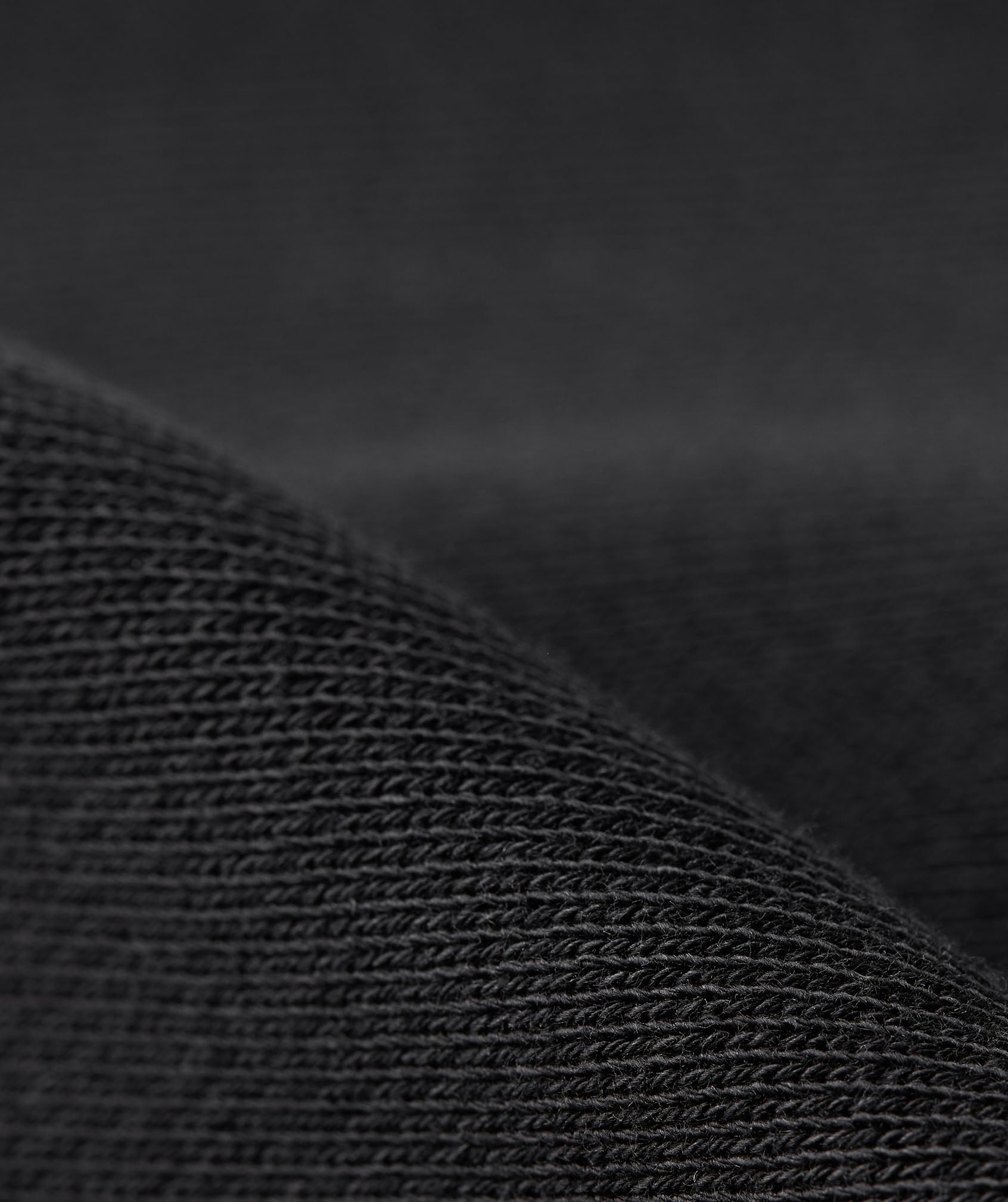 Embroidered Logo Oversized Hoodie Black