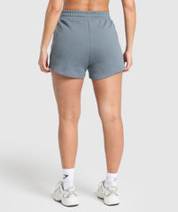 Campus Classics Graphic Sweat Shorts Iron Blue