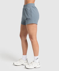 Campus Classics Graphic Sweat Shorts Iron Blue