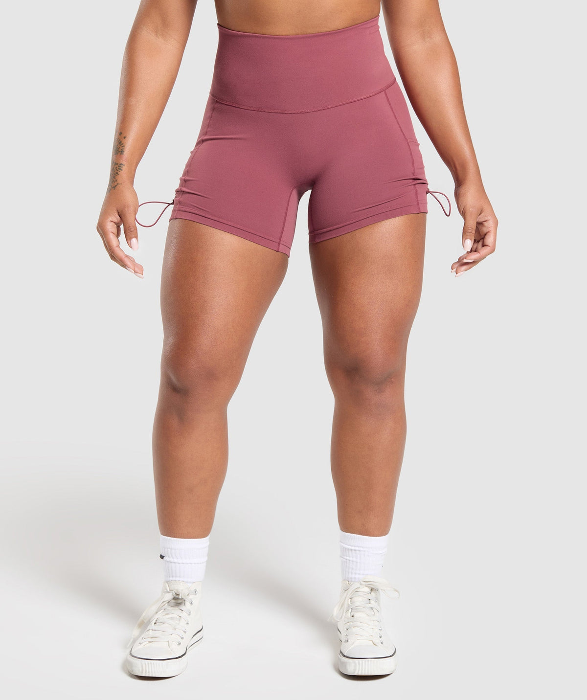 Legacy Logo Tight Shorts Washed Berry Pink