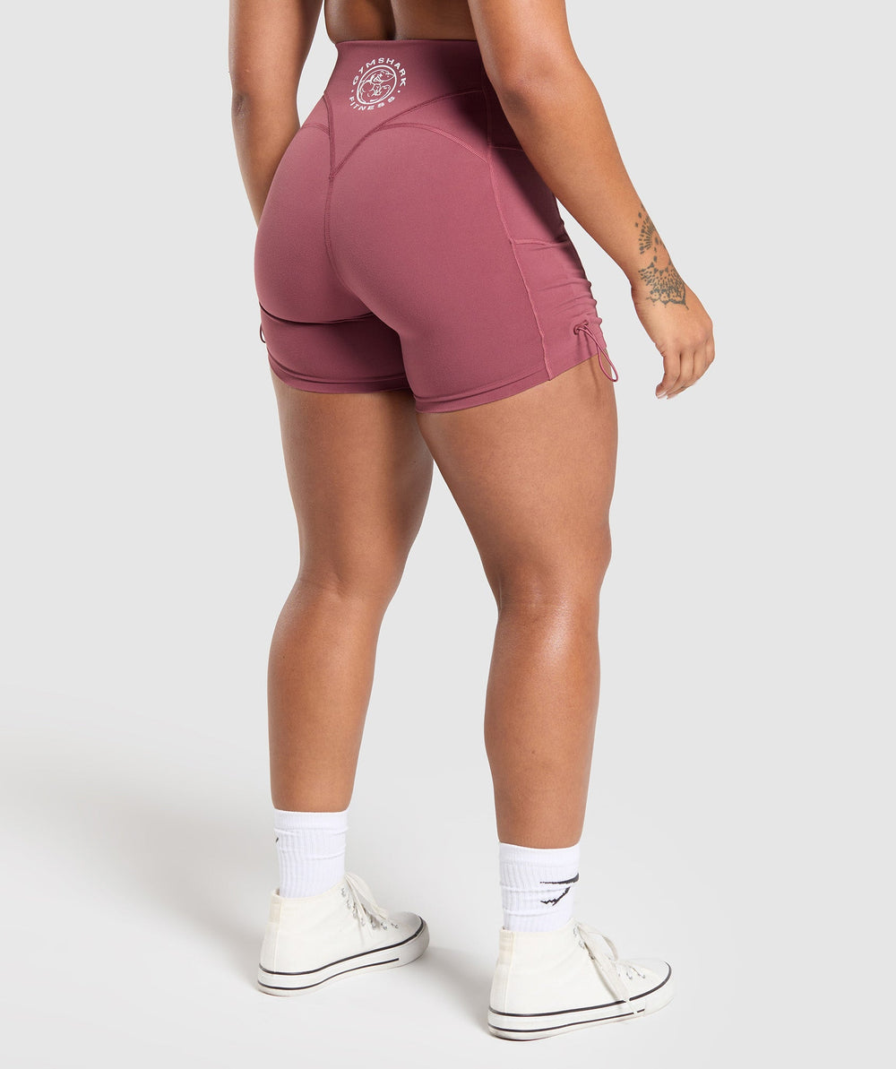 Legacy Logo Tight Shorts Washed Berry Pink