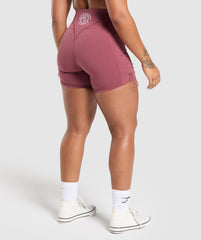Legacy Logo Tight Shorts Washed Berry Pink