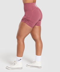 Legacy Logo Tight Shorts Washed Berry Pink