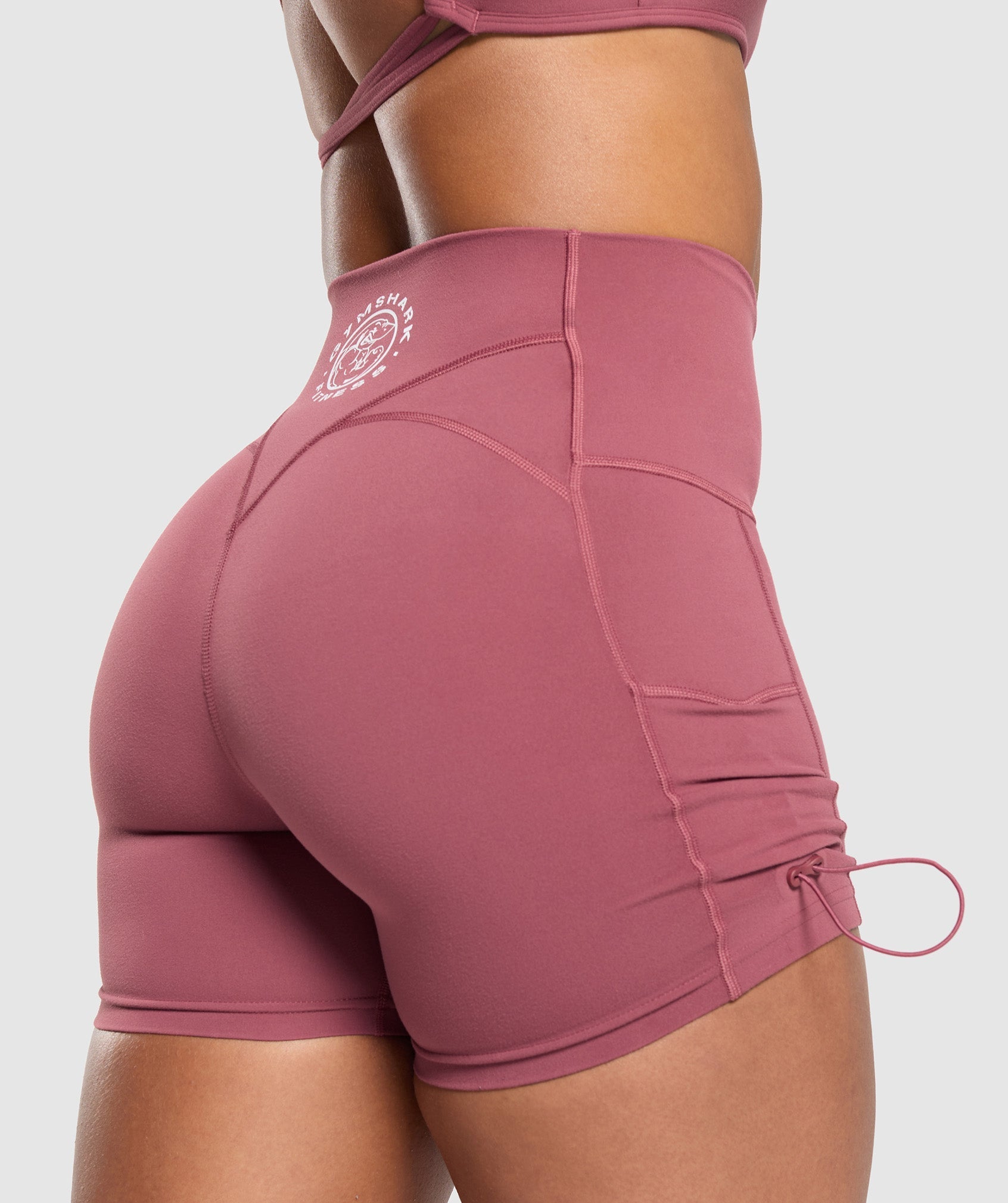 Legacy Logo Tight Shorts Washed Berry Pink