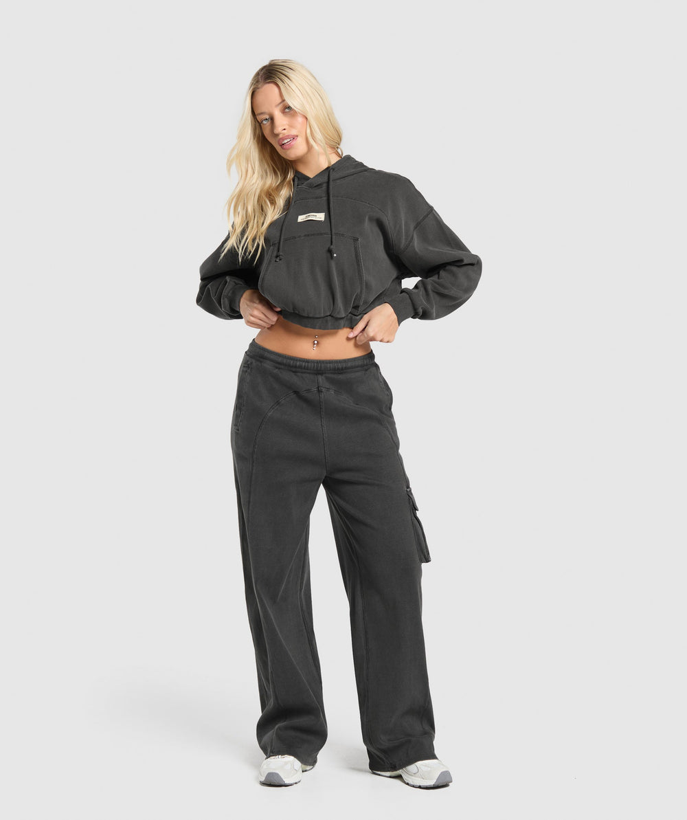 Rest Day Ribbed Joggers Asphalt Grey