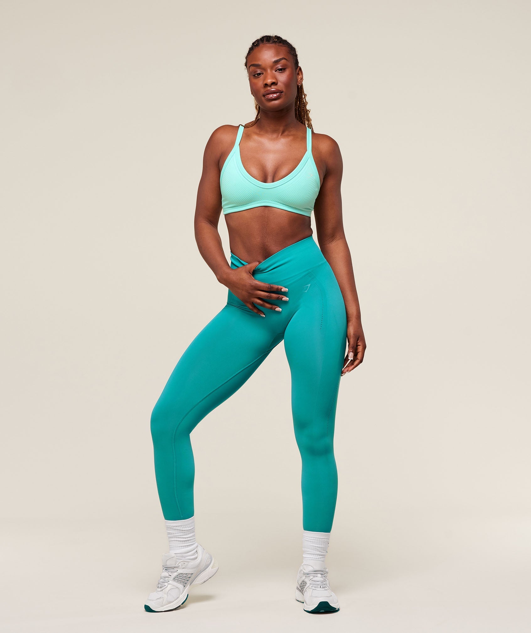 Energised Seamless Leggings Jewel Teal