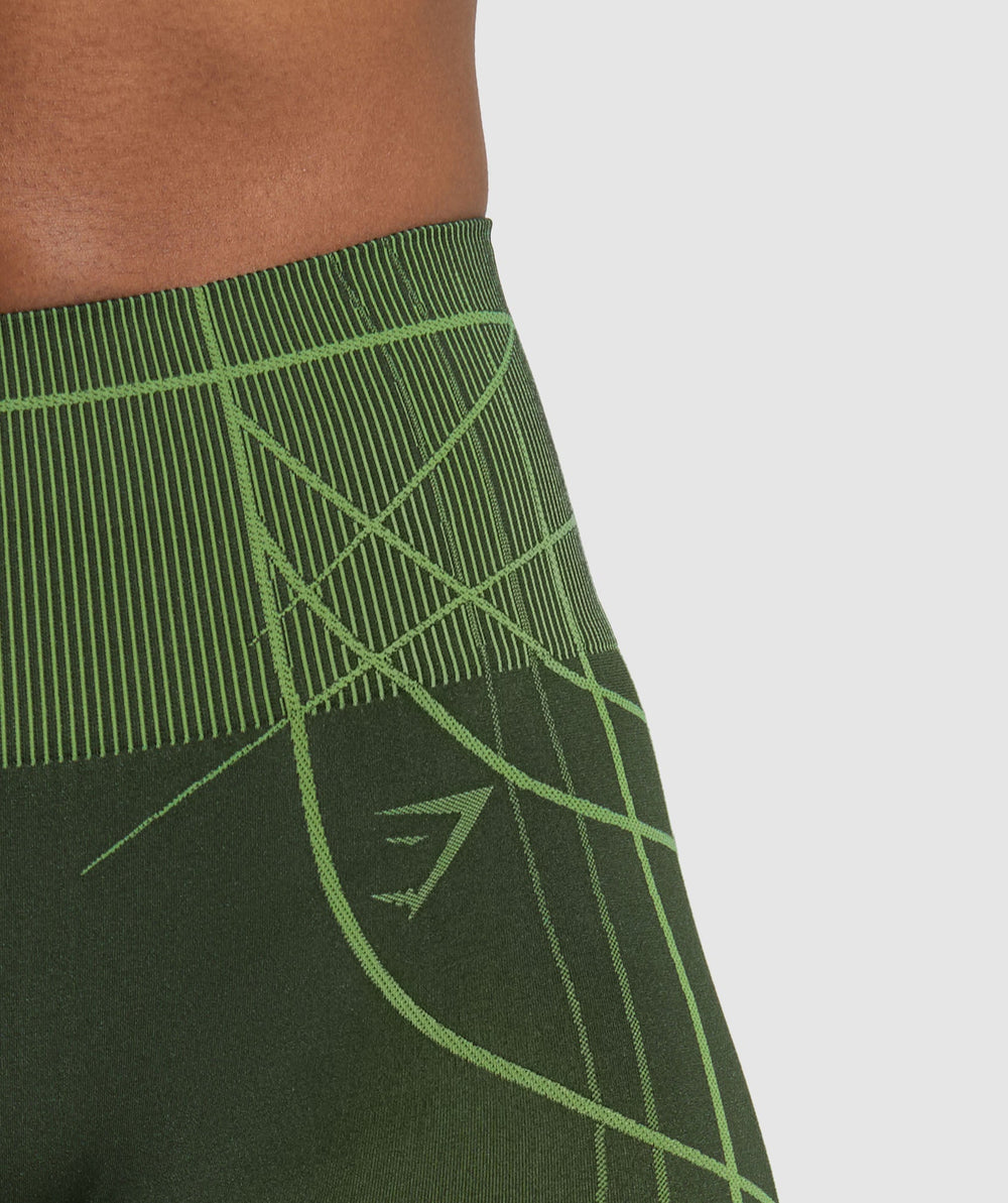 Apex Seamless Leggings Trail Green/Energy Gelato Green
