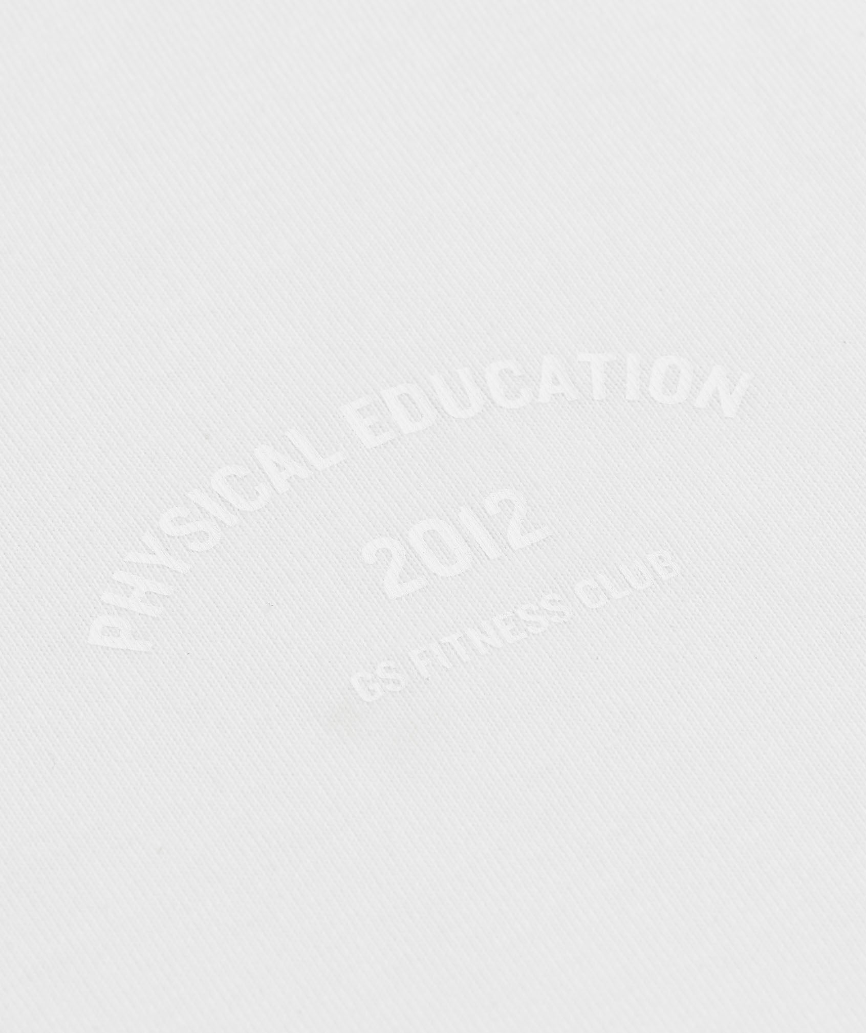 Phys Ed Graphic Sweatpants Ecru White