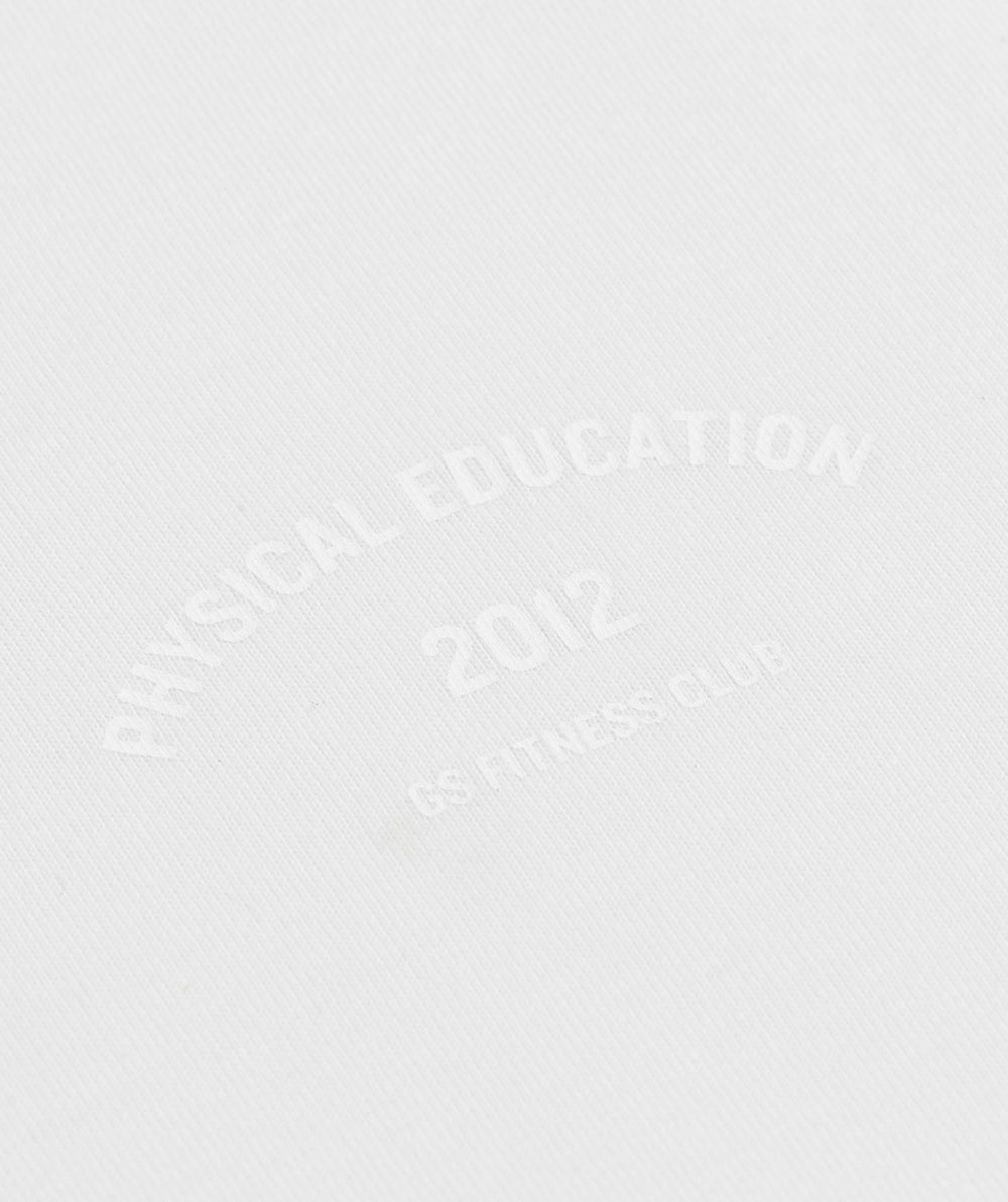 Phys Ed Graphic Sweatpants Ecru White