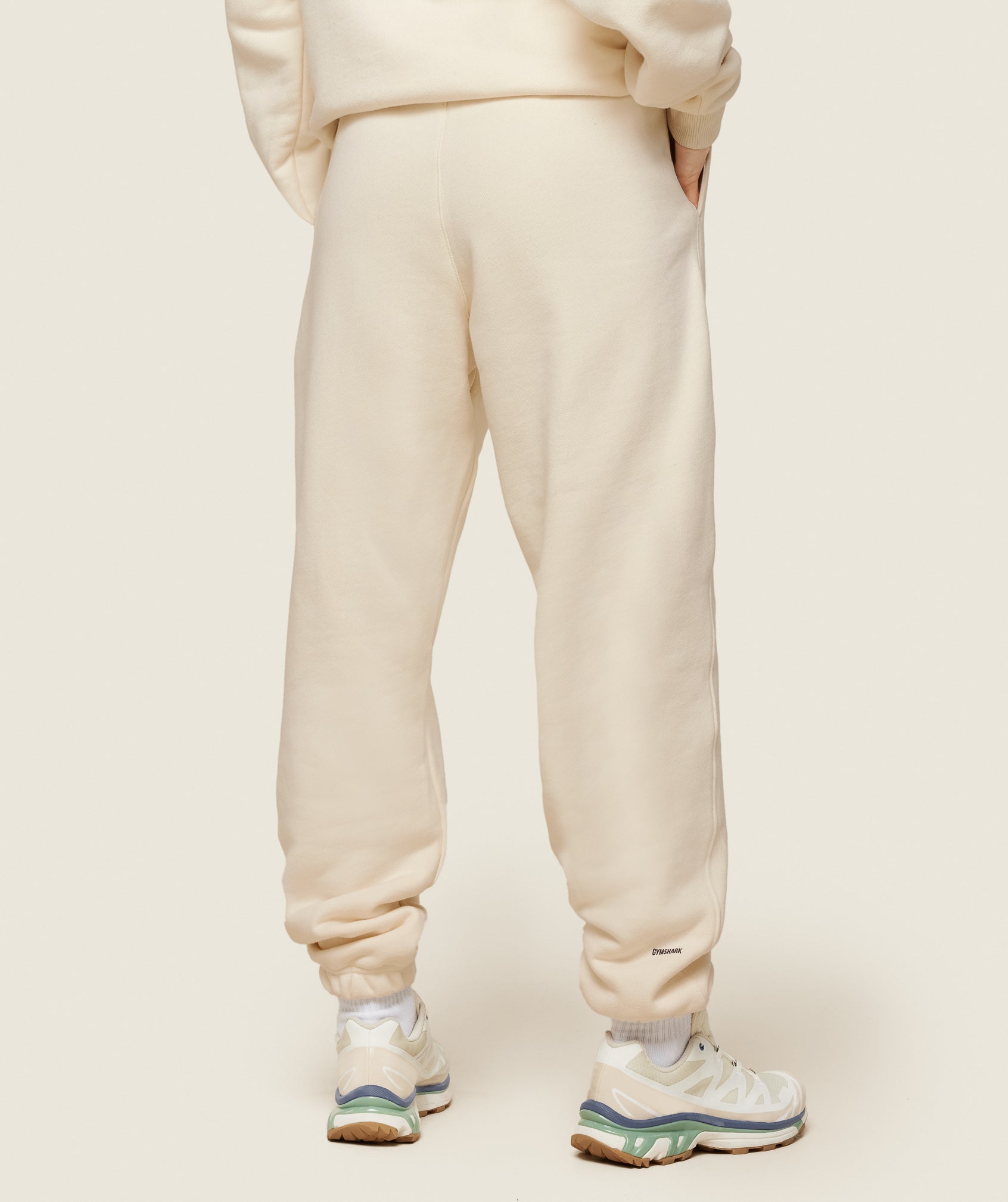 Phys Ed Graphic Sweatpants Ecru White/Archive Brown