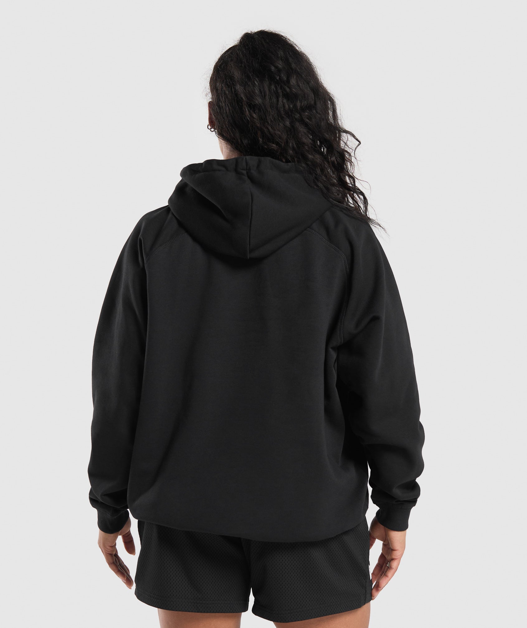 Strength Department Oversized Hoodie Black