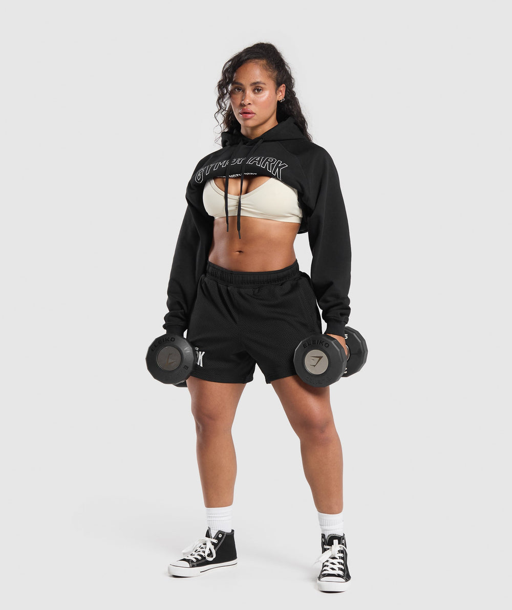 Strength Department Oversized Hoodie Black