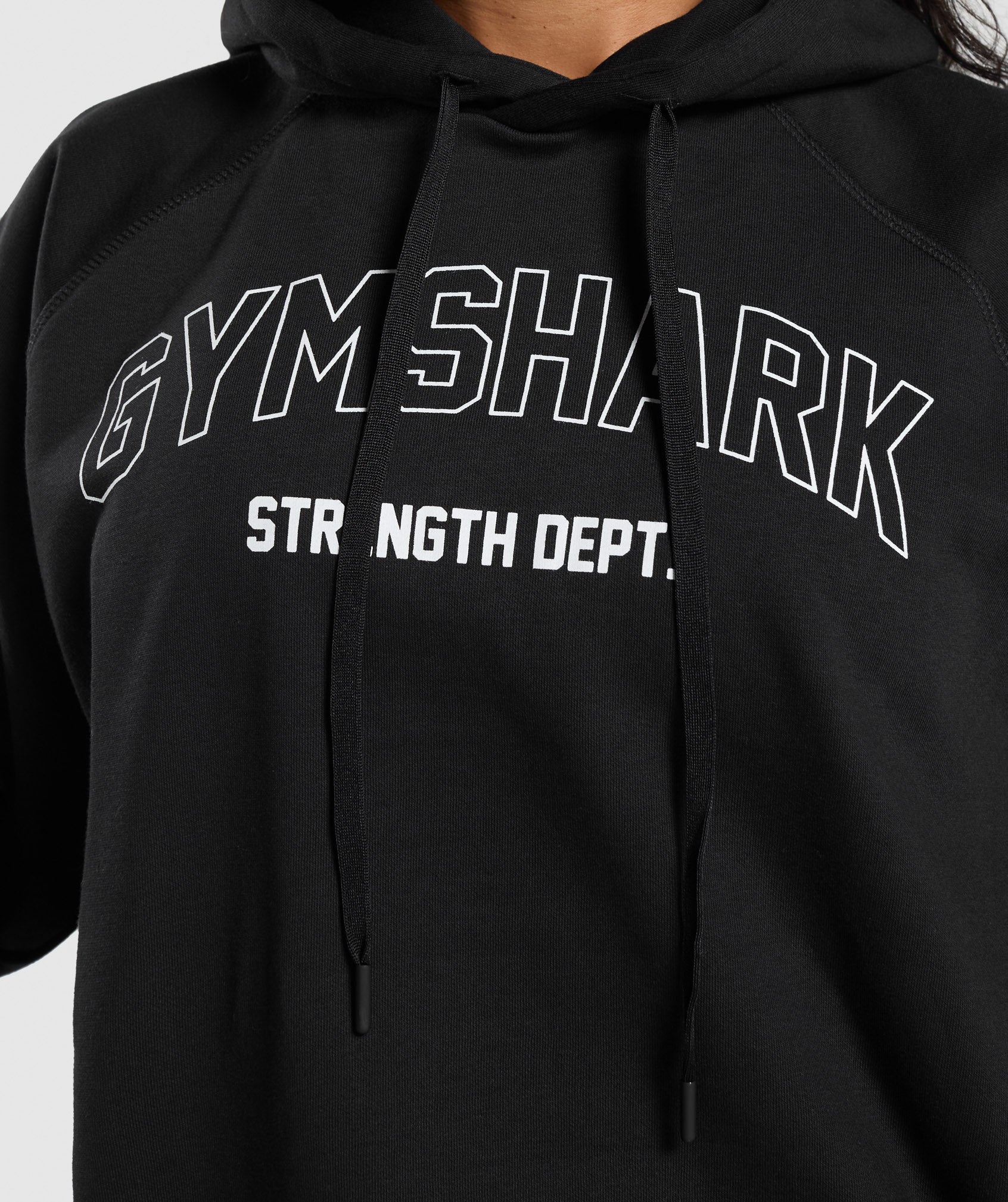 Strength Department Oversized Hoodie Black