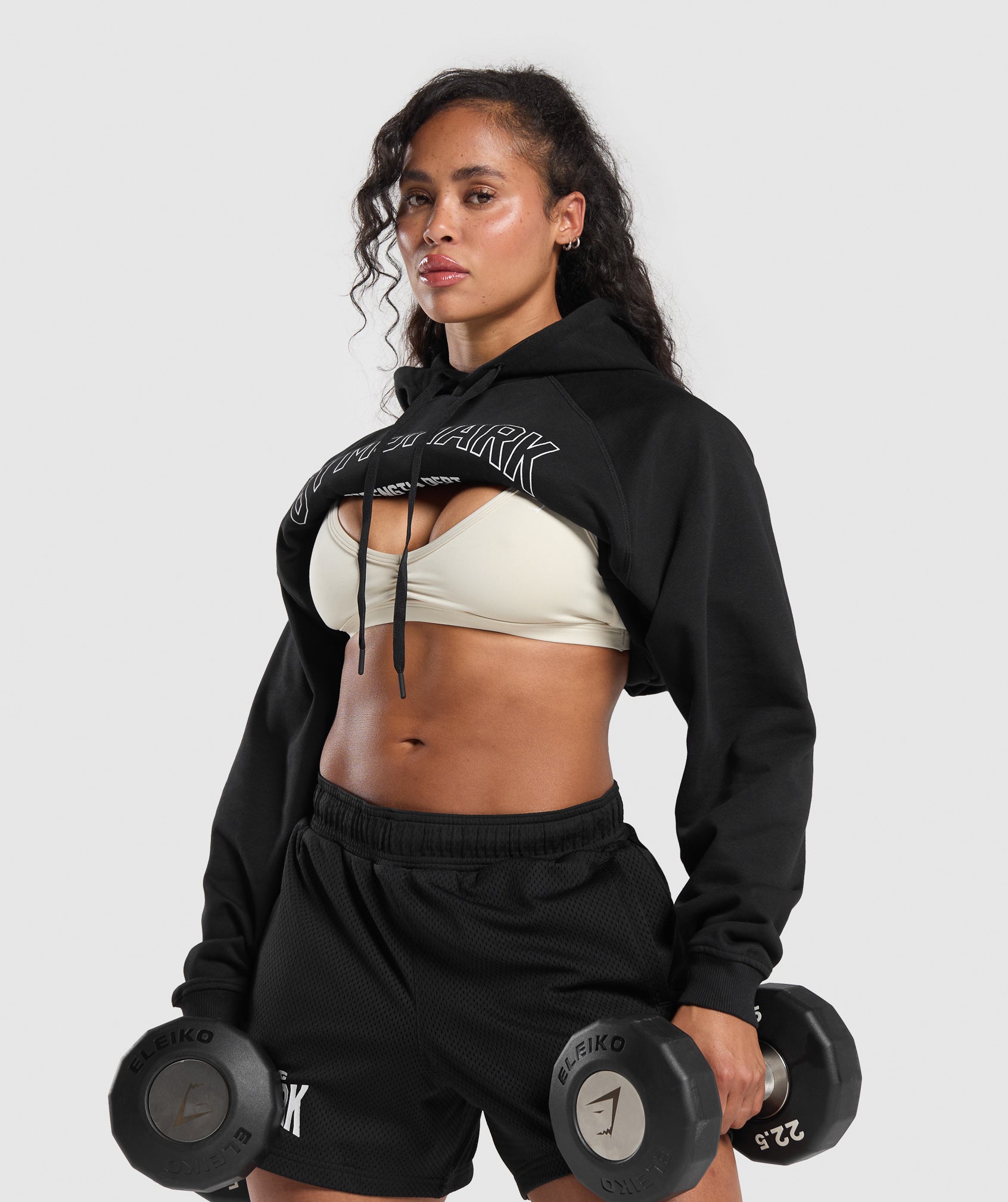Strength Department Oversized Hoodie Black