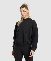 Rest Day Cotton Contour Pullover Black