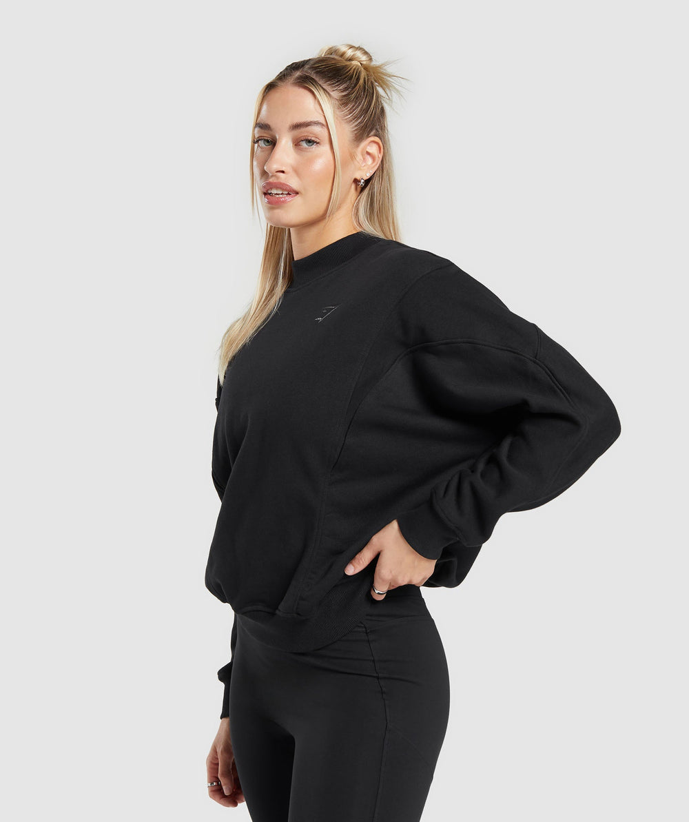 Rest Day Cotton Contour Pullover Black