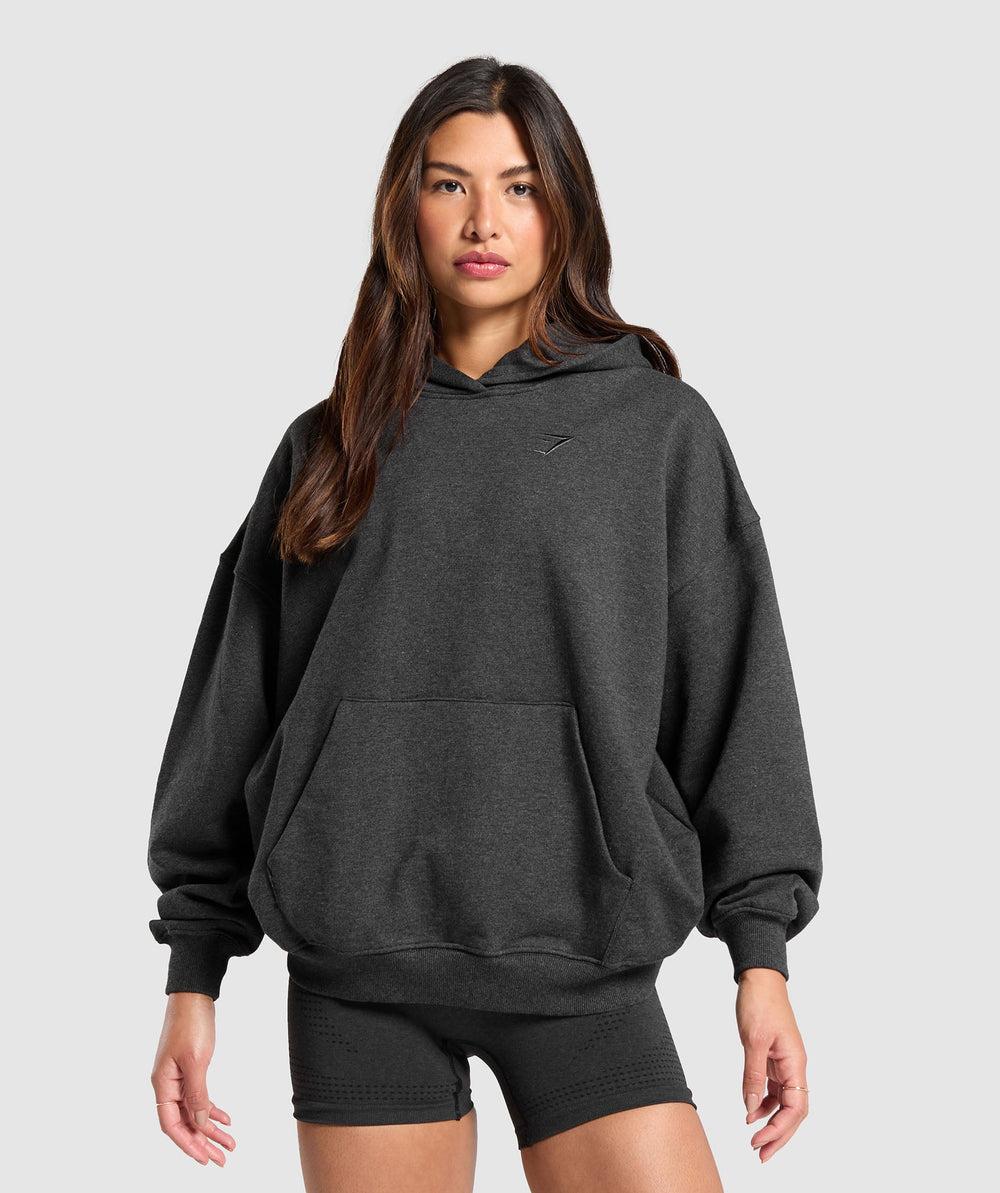 Rest Day Sweats Hoodie Black Marl