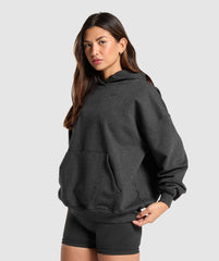 Rest Day Sweats Hoodie Black Marl