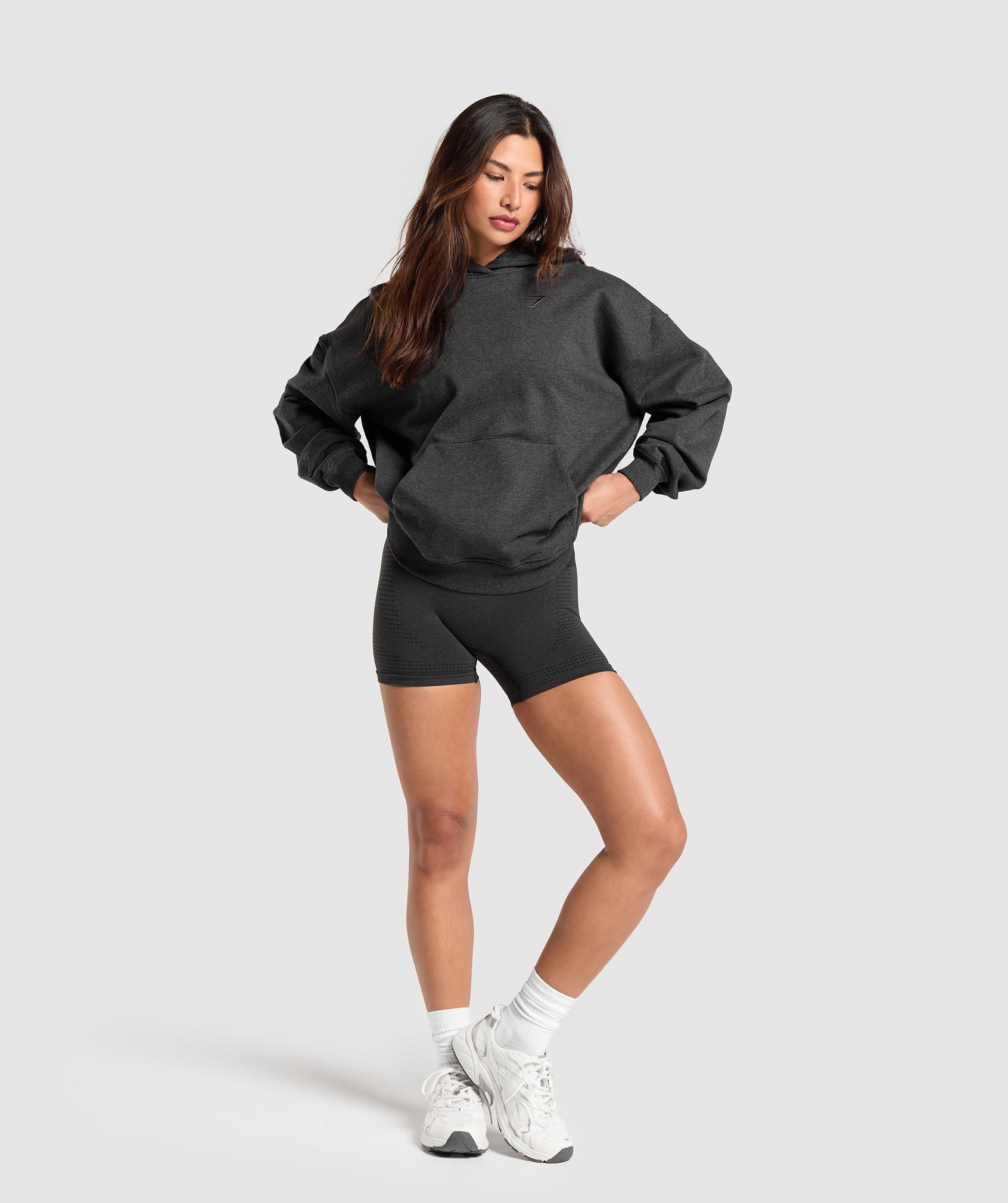Rest Day Sweats Hoodie Black Marl