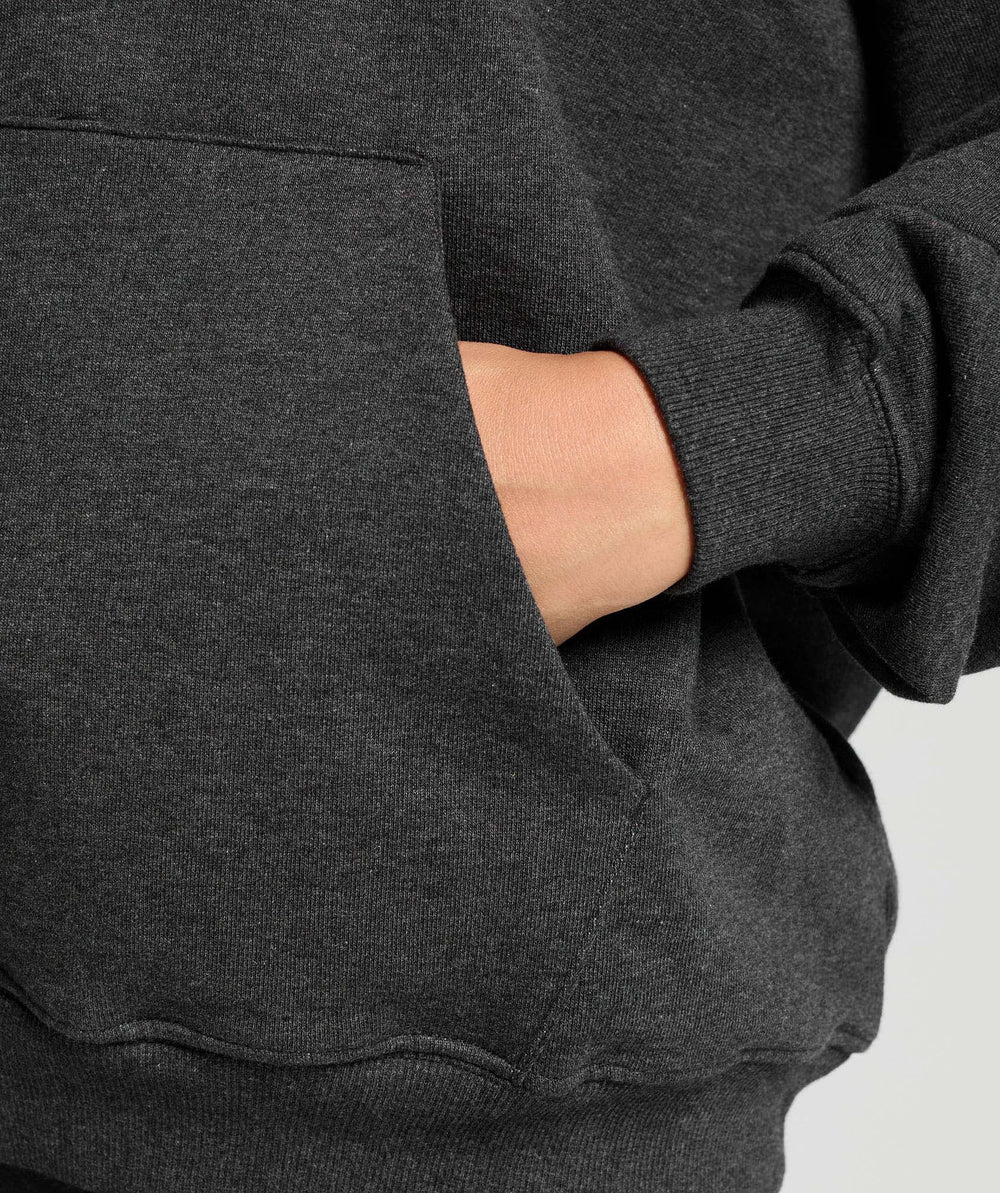Rest Day Sweats Hoodie Black Marl