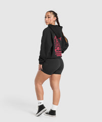 Heavy Duty Oversized Hoodie Black
