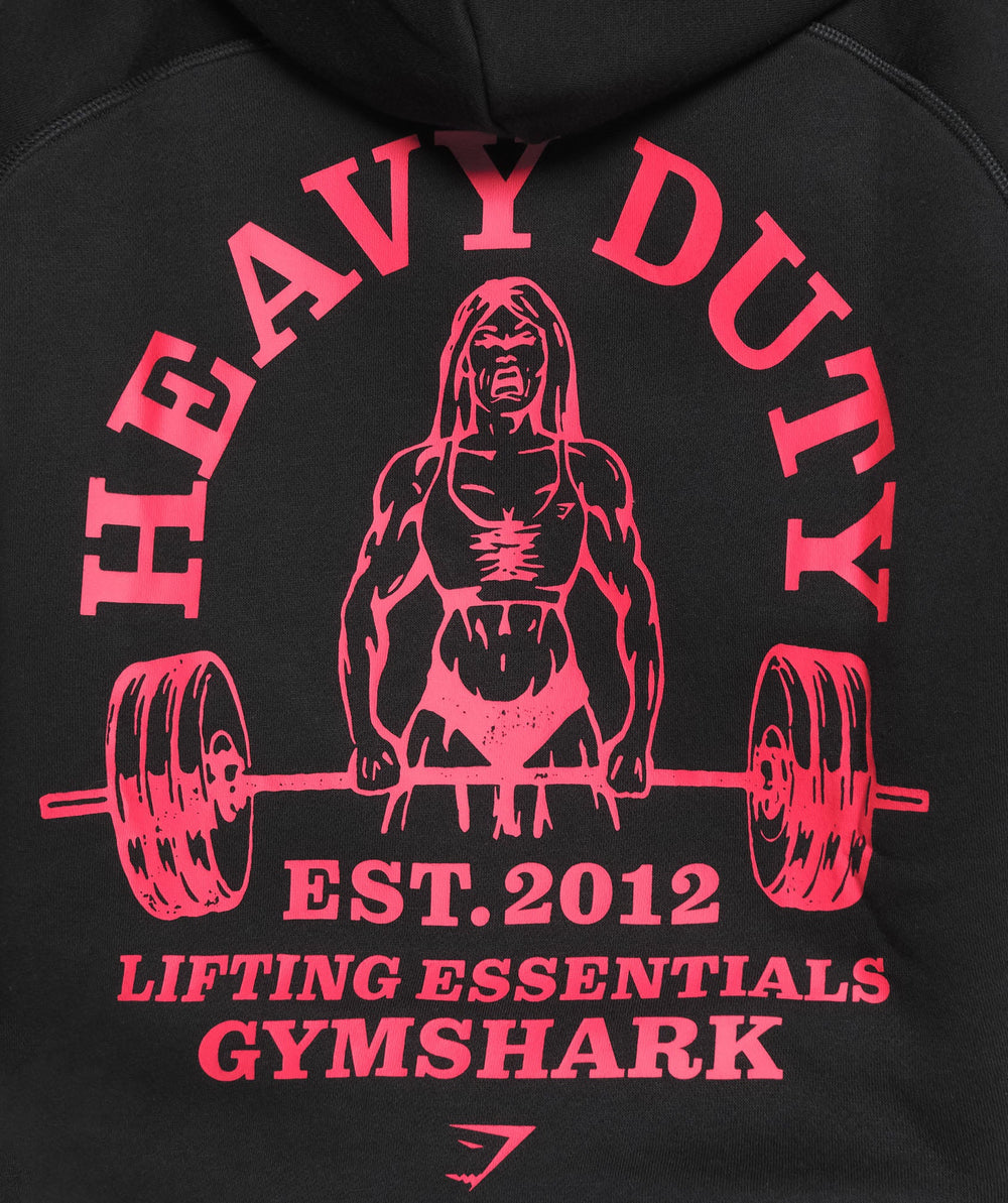 Heavy Duty Oversized Hoodie Black