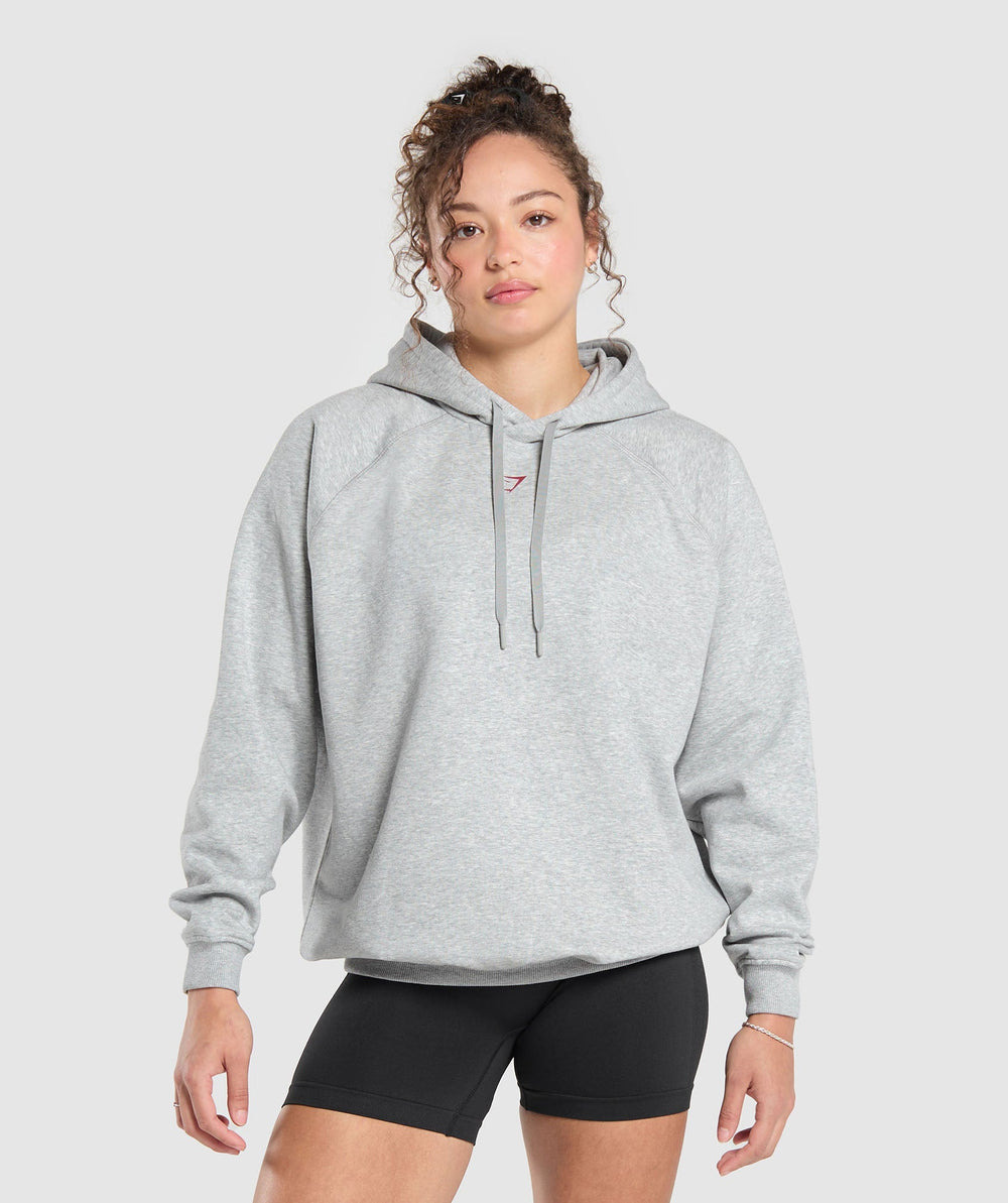 I Love Squats Hoodie Light Grey Core Marl