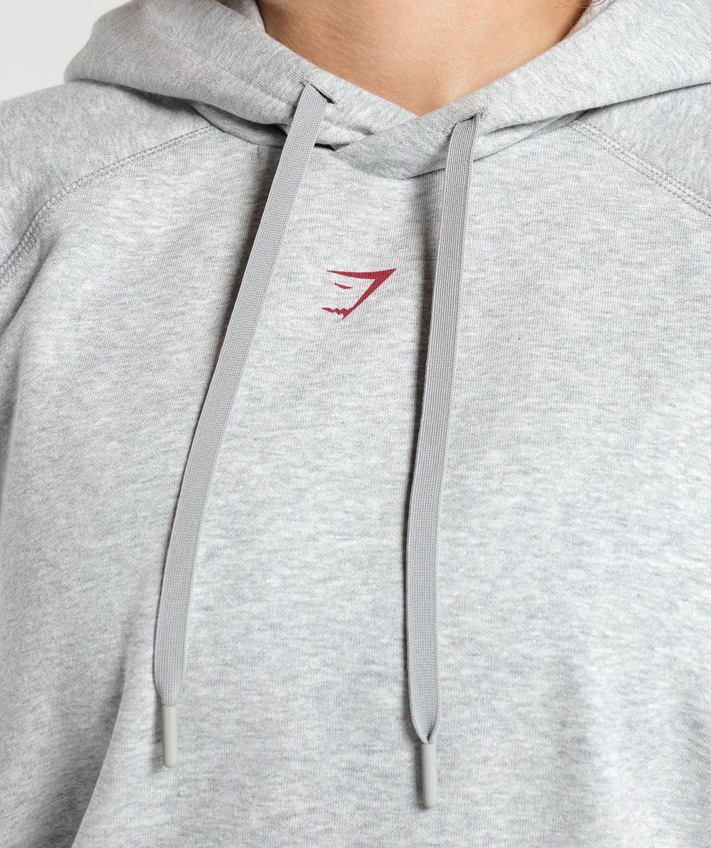 I Love Squats Hoodie Light Grey Core Marl